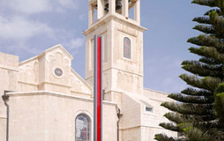 The Stele - symbol for tolerance at Beit Jala, Palastine www.netzwerk-toleranz.de (c)Karl-Martin Hartmann www.karl-martin-hartmann.de